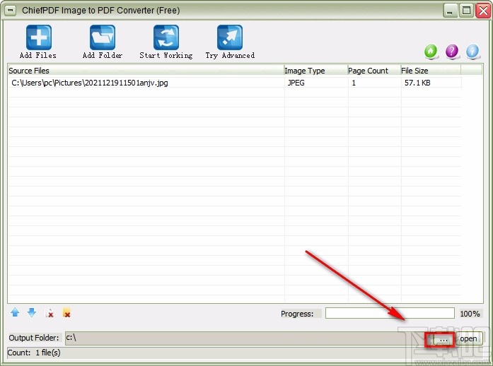 ChiefPDF Image to PDF Converter Free将图片转为PDF的方法