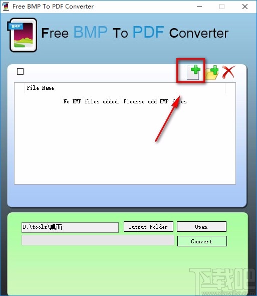 Free BMP to PDF Converter将BMP图片转为PDF文档的方法