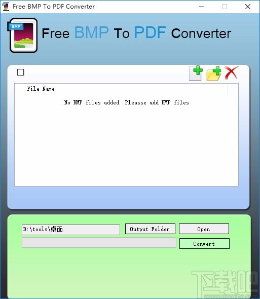 Free BMP to PDF Converter将BMP图片转为PDF文档的方法