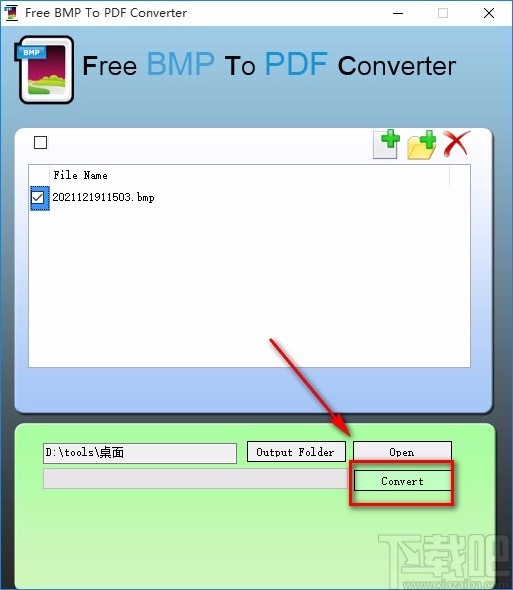 Free BMP to PDF Converter将BMP图片转为PDF文档的方法