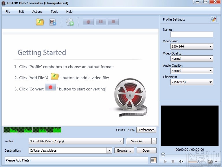 ImTOO DPG Converter设置中文的方法