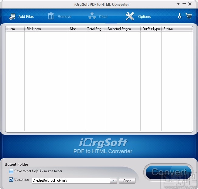 iOrgsoft PDF to HTML Converter将PDF转为HTML的方法