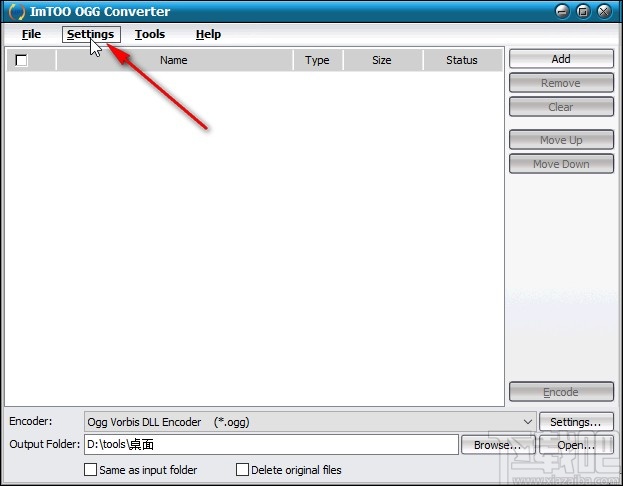 ImTOO OGG Converter设置中文界面的方法