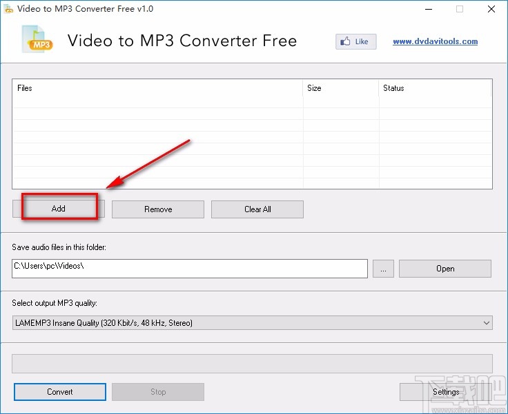 Video to MP3 Converter Free将视频转为MP3音频的方法