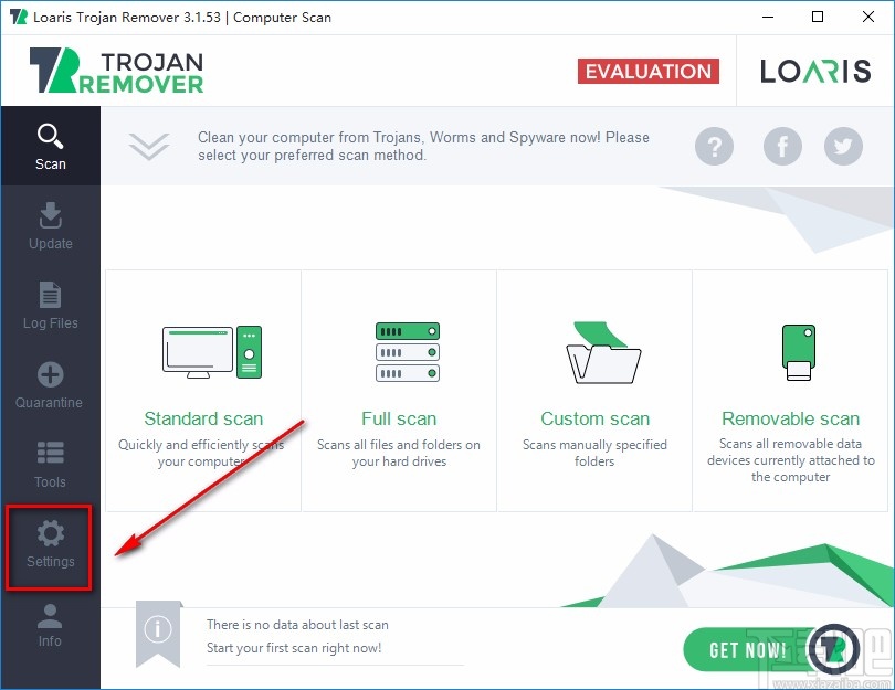 Loaris Trojan Remover设置中文的方法