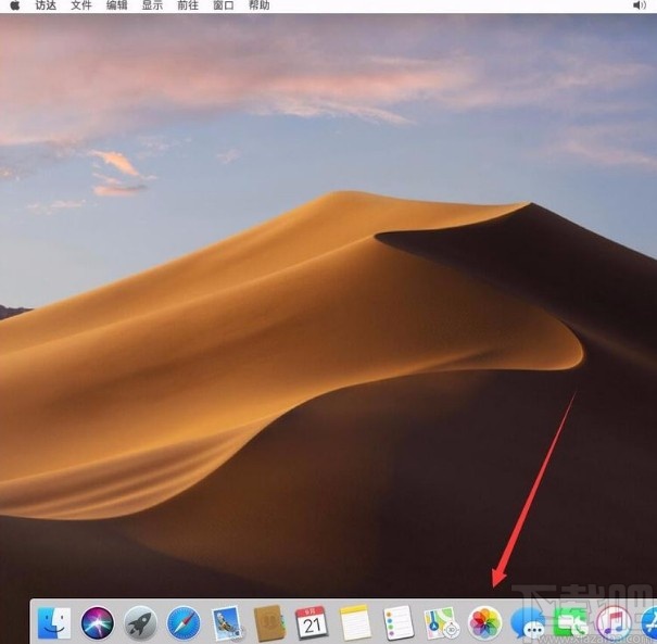 苹果电脑将Dock栏设置在桌面左右侧的方法