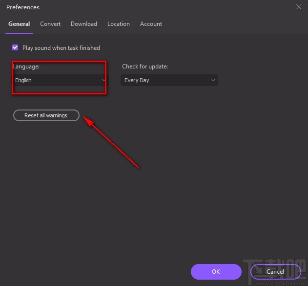 Wondershare uniconverter设置中文的方法