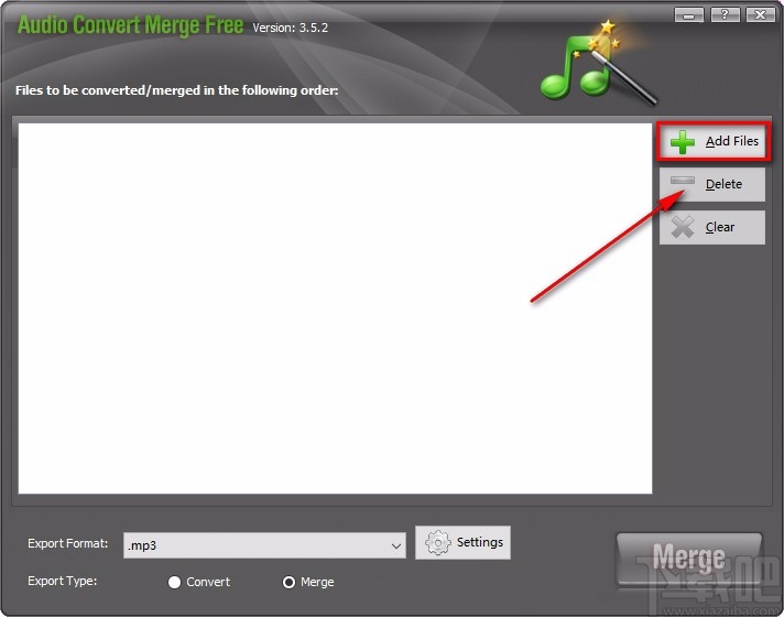 Audio Convert Merge Free合并音频的方法步骤