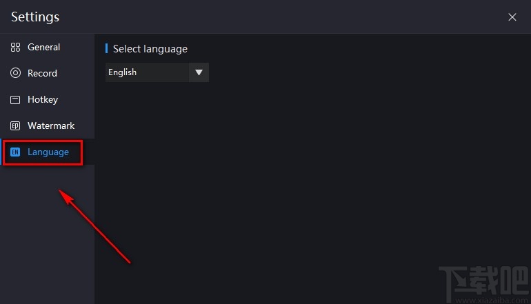 Capture Screen Recorder设置中文的方法