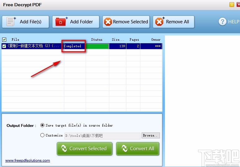Free Decrypt PDF解密PDF的方法