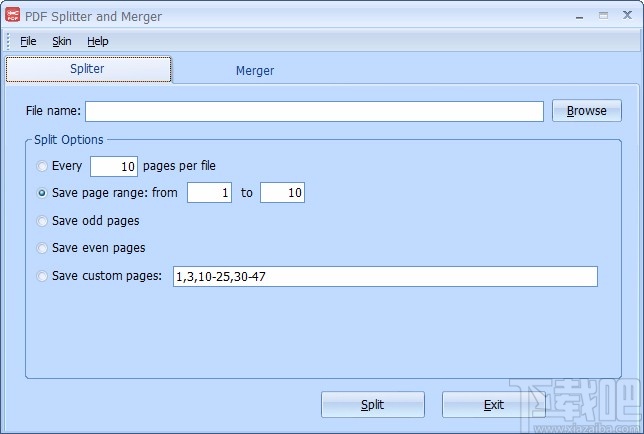 PDF Splitter and Merger合并PDF的方法