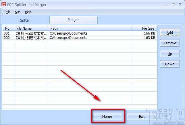 PDF Splitter and Merger合并PDF的方法