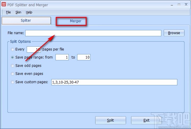 PDF Splitter and Merger合并PDF的方法