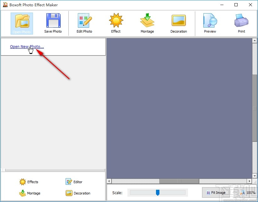 Boxoft Photo Effect Maker旋转图片的方法