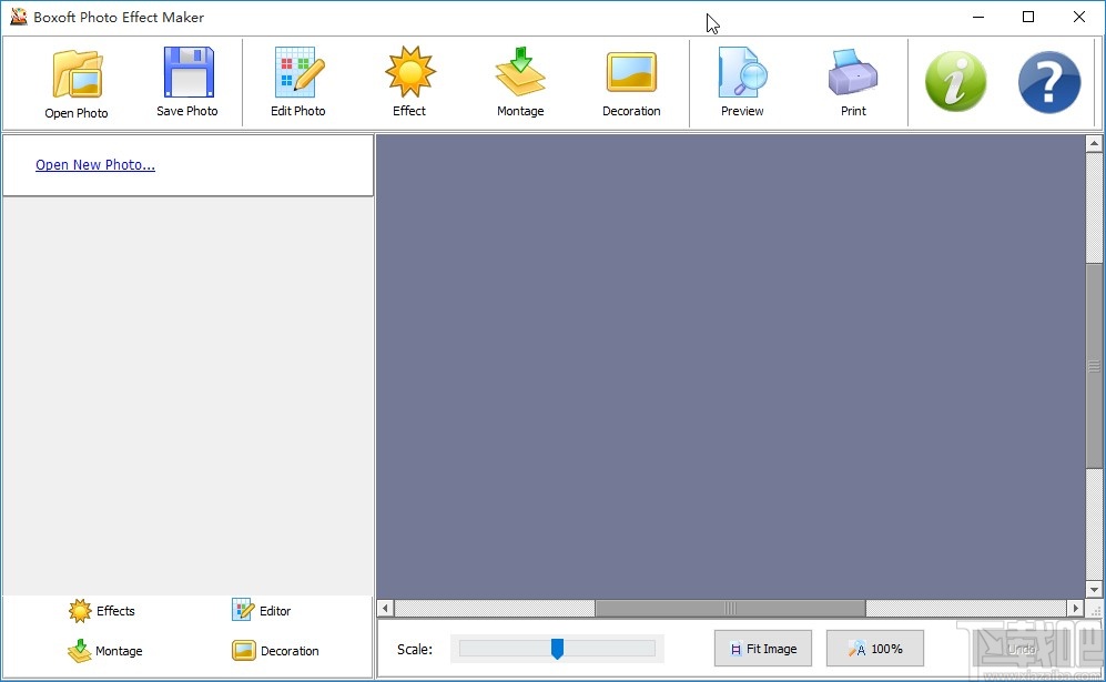 Boxoft Photo Effect Maker裁剪图片的方法