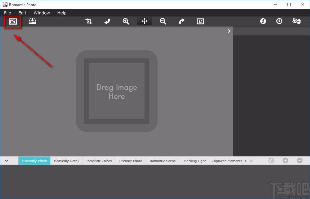 Romantic Photo给图片添加效果的方法