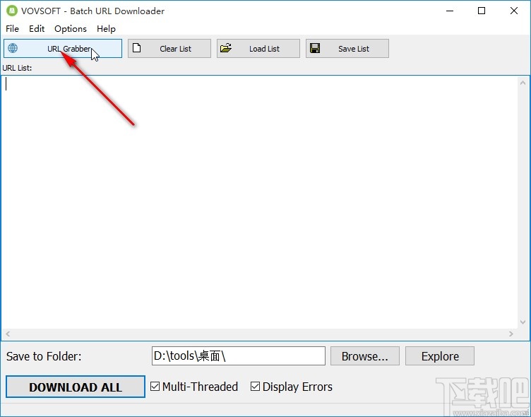 Batch URL Downloader批量下载URL的操作方法