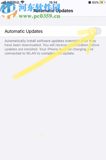 iPhone se开启系统自动更新功能的方法