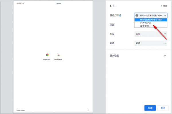 谷歌浏览器怎么将网页保存为PDF