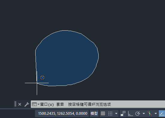 cad选择为什么不是矩形的问题解决