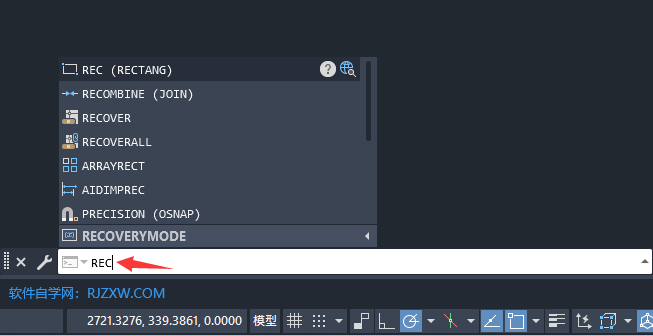 cad怎么画400×800矩形