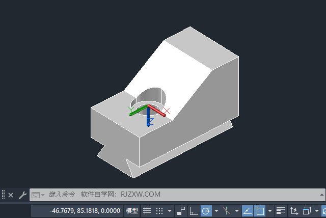 CAD2023怎么剖切三维实体的方法