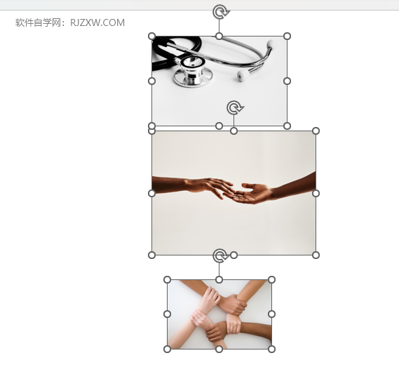 PPT图片怎么进行纵向分布设置