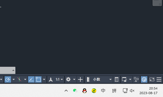 CAD怎么找回自动缩放图标