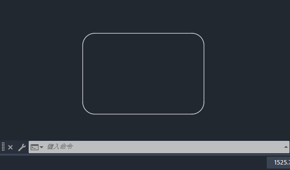 cad矩形圆角怎么取消