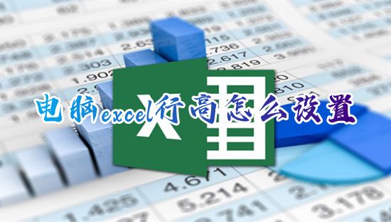 电脑excel行高怎么设置 表格行高在哪里设置