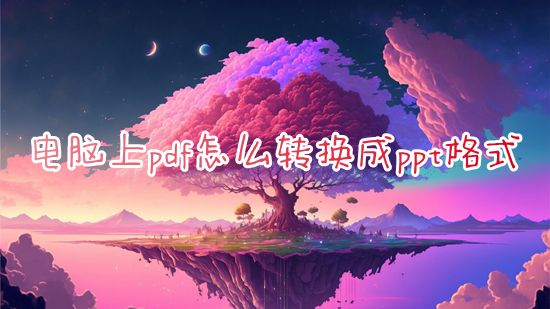 电脑上pdf怎么转换成ppt格式 pdf转ppt简单免费方法