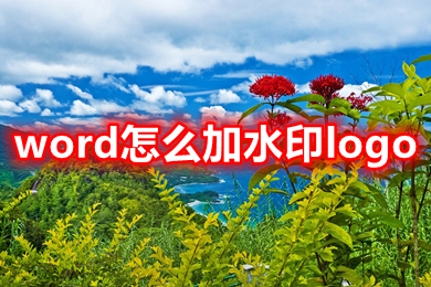 word怎么加水印logo word页面添加文字水印的设置方法