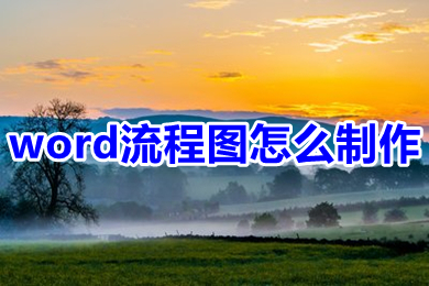 word流程图怎么制作 word里面怎么画流程图