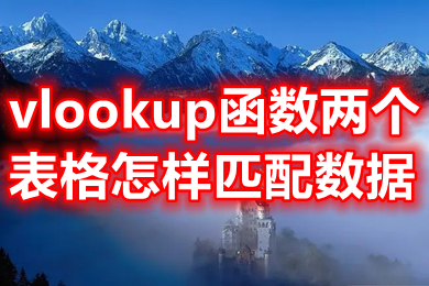 vlookup函数两个表格怎样匹配数据 vlookup函数的使用方法
