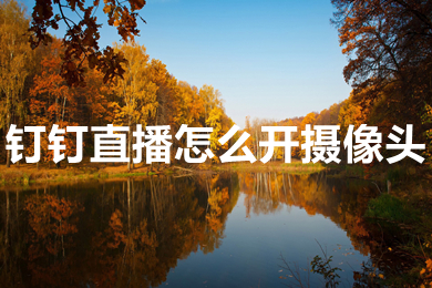 钉钉直播怎么开摄像头 钉钉上直播的摄像头怎么打开