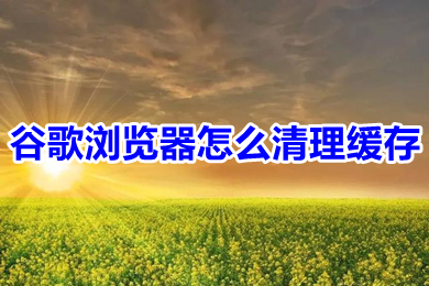 谷歌浏览器怎么清理缓存 谷歌浏览器缓存清理怎么弄