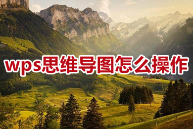 wps思维导图怎么操作 wps怎么弄思维导图