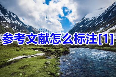 参考文献怎么标注[1] 正文中引用的文献的标注方法
