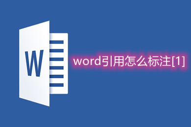 word引用怎么标注[1] word如何引用参考文献