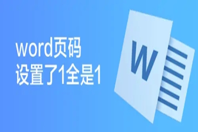 word页码设置了1全是1 word怎么自动编页码