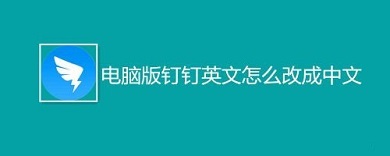钉钉电脑版英文怎么改成中文 钉钉电脑版英文改成中文的方法
