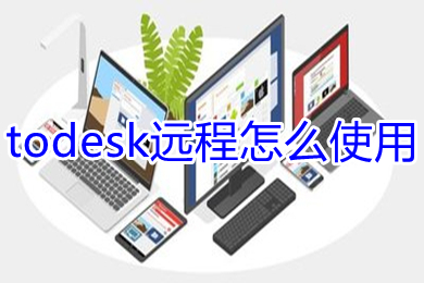 todesk远程怎么使用 todesk远程操控电脑教程