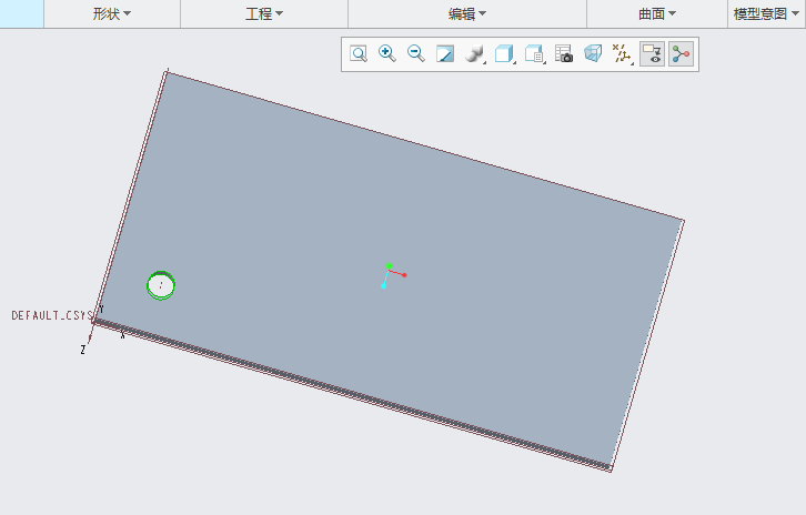 CREO如何向两个方向进行阵列