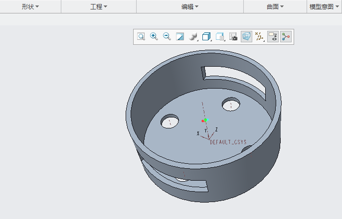 CREO如何放大零件查看