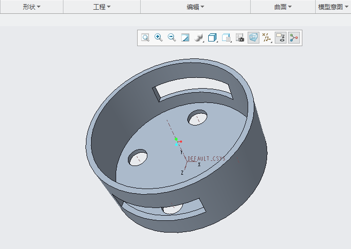 CREO零件如何设置BACK视图显示