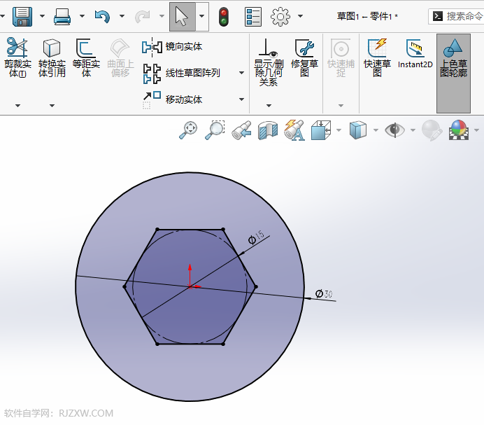 SOLIDWORKS缩放实体比例的方法