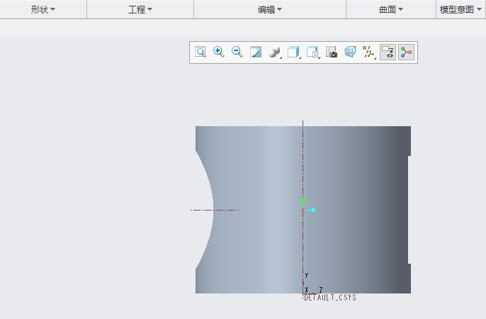 CREO零件怎么进入标准方向