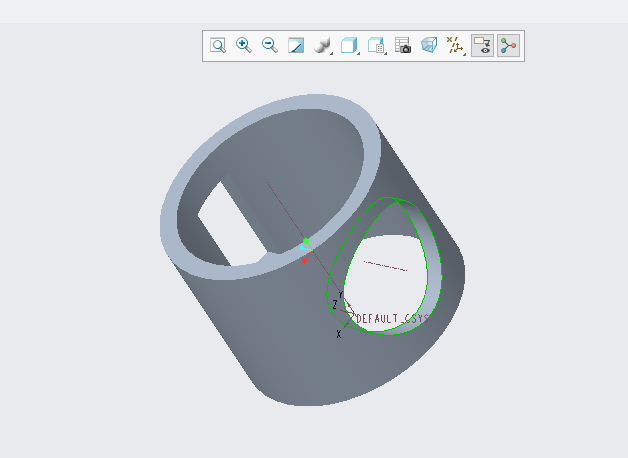 CREO零件如何转换到RIGHT视图