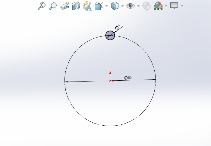 SOLIDWORKS圆周草图阵列怎么使用
