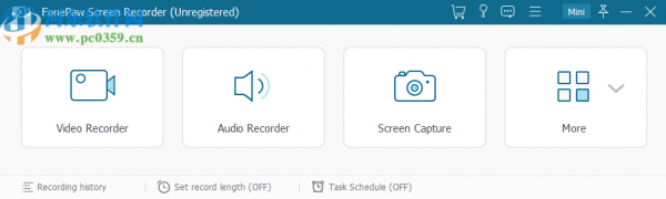 FonePaw Screen Recorder自定义录制区域的方法步骤